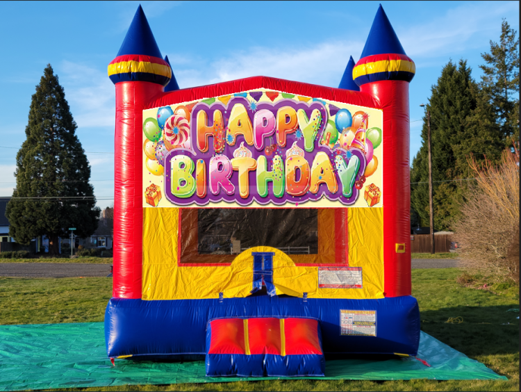 Happy Birthday Bounce Castle