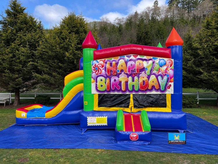 Happy Birthday Fun Color Castle Combo Wet
