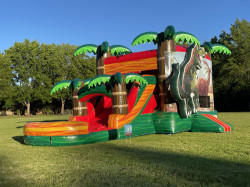 diag 1655978003 big 1676700613 💧25ft Dinosaur Water Slide Bounce House Slide Combo