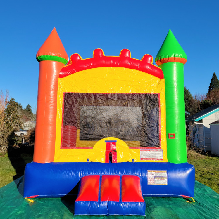 Arch Castle Multicolor Bounce House