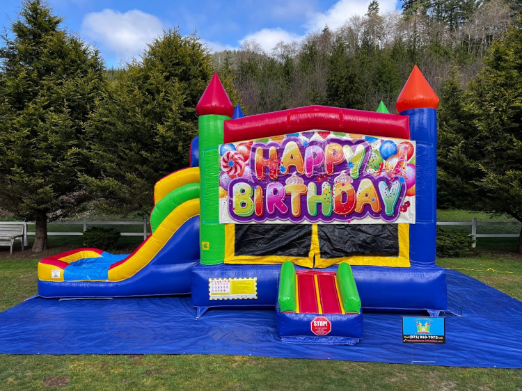 Happy Birthday Fun Color Castle Combo Dry