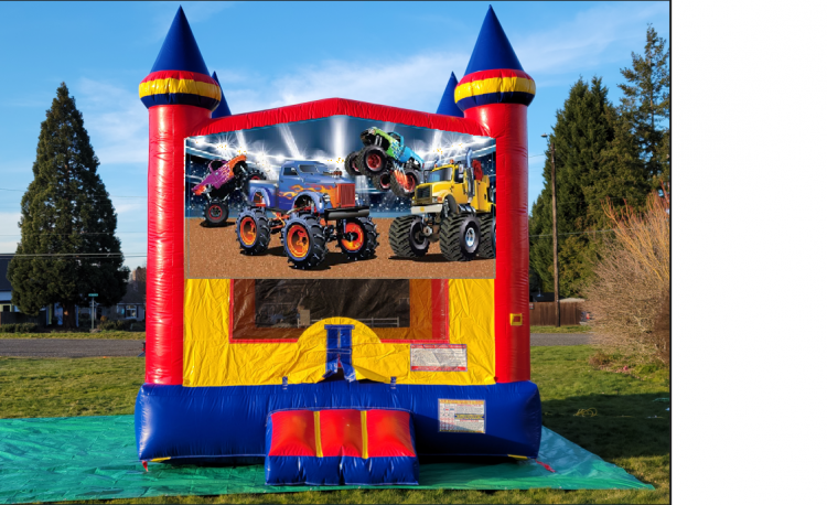 Monster Truck Bounce Castle