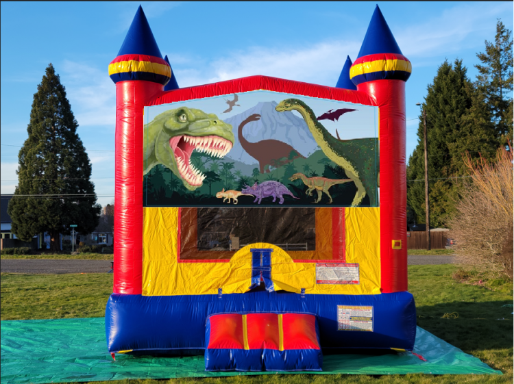 Dinosaur Fun Bounce Castle