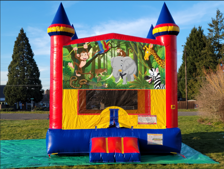 Jungle Fun Bounce Castle